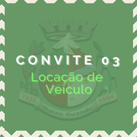 Convite 03 - Locação de Veículo 