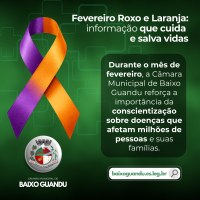 "Fevereiro Roxo e Laranja" promova a conscientização para doenças crônicas