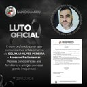 NOTA DE PESAR E LUTO OFICIAL