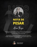 Nota de Pesar pelo Falecimento de Alaor Braga