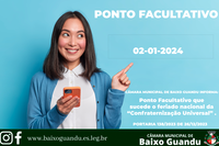 Ponto Facultativo Confraternização Universal