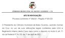 Revogação ao pregão eletrônico 01/23 processo 330/22