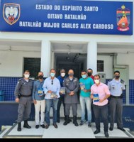 Vereadores reivindicam aumento de efetivo da Polícia Militar em Baixo Guandu.